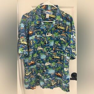 Men’s Tropical Surf Van Hawaiian Shirt